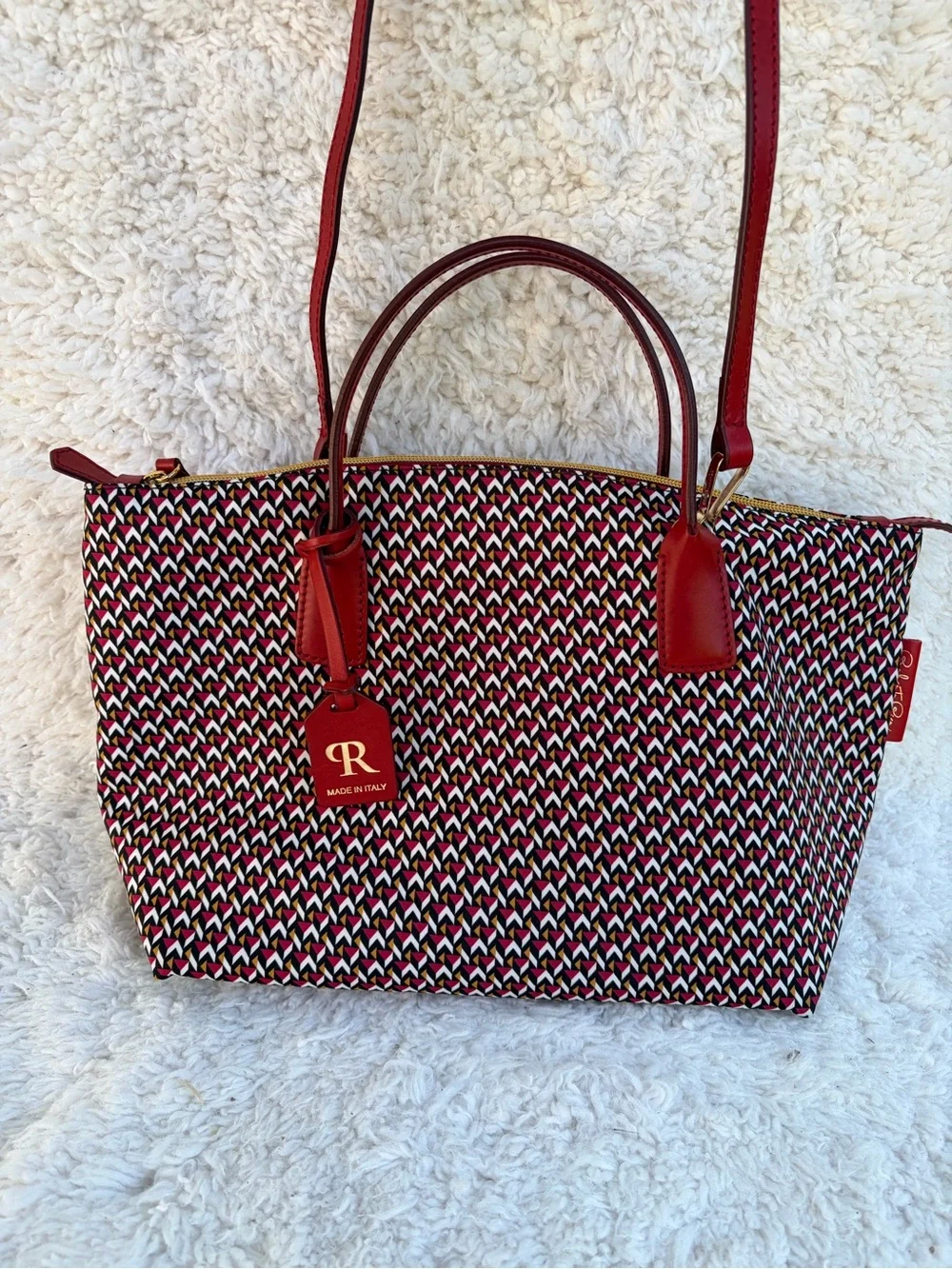 Roberta Pieri Tatami print tote crossbody